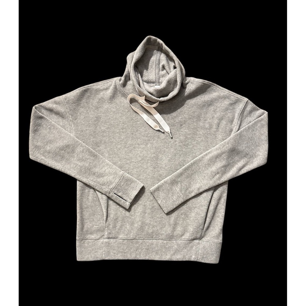 Lululemon Go Forward Pullover Fleece Cowl Neck Heathered size 4